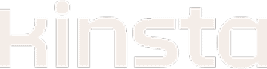 Das Bild zeigt das Wort "kinsta" in Kleinbuchstaben mit hellbeiger Schrift auf weißem Hintergrund und steht für einen Premium-WordPress-Service, der für zuverlässigen Support und Wartung von WordPress bekannt ist.