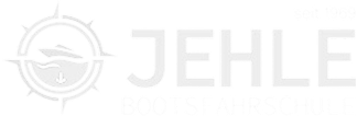 Jehle-Logo mit stilisiertem Kompass und Wellenmuster links vom Wort "JEHLE" in großen Buchstaben, darunter der kleinere Text "INNOVATION IN ENGINEERING".